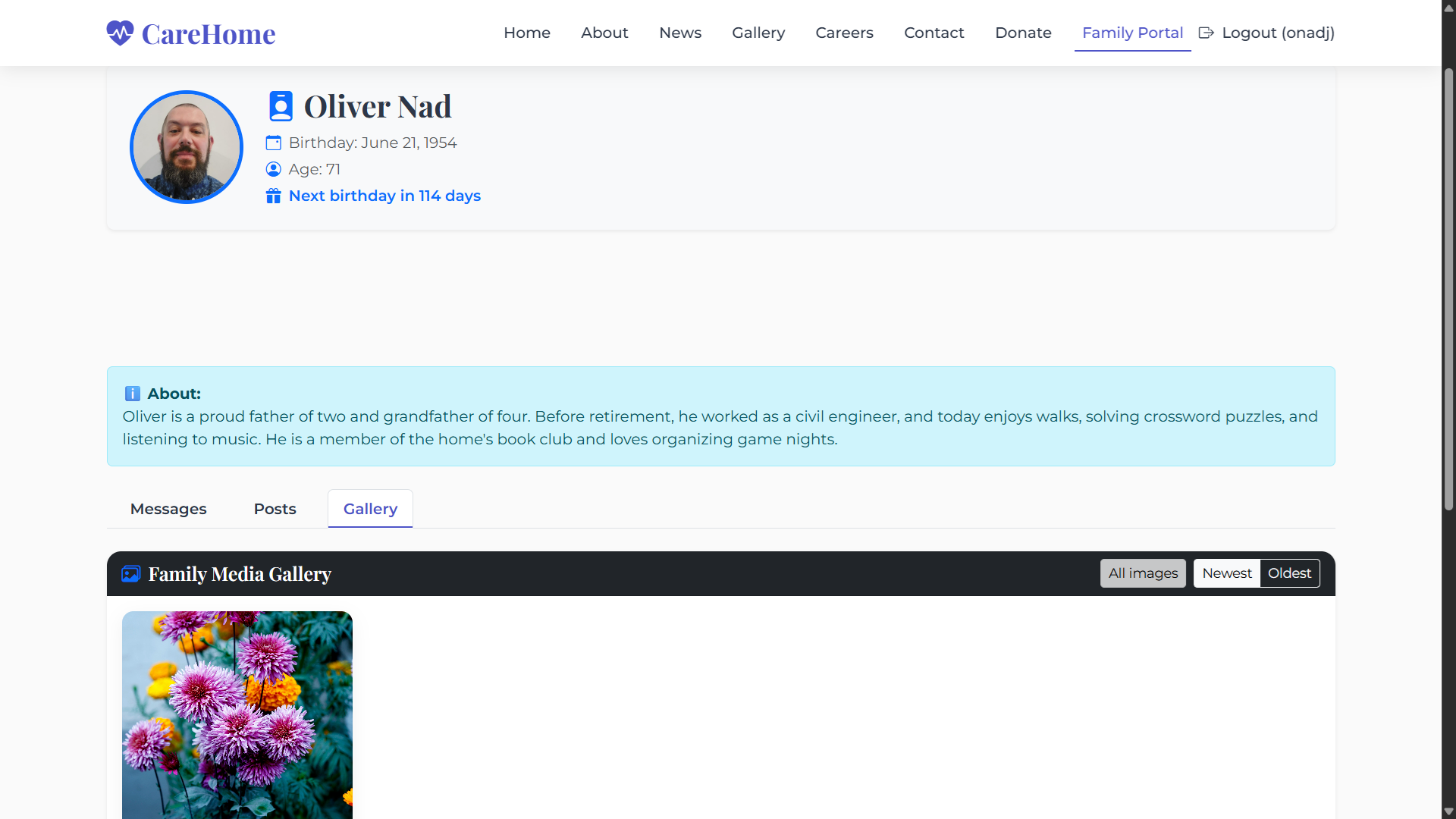 Shared Home Photo Gallery